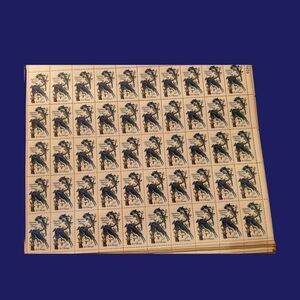 MNH 1963 John James Audubon American Painting Sheet of 50 5c Stamps Scott #1241